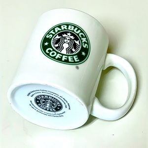 STARBUCKS COFFEE Officially Licensed Double Sided Siren Logo Ceramic Mug Cup
